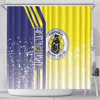 Saint Lucia Football Shower Curtain Piton Boyz Soccer - Road To Champion