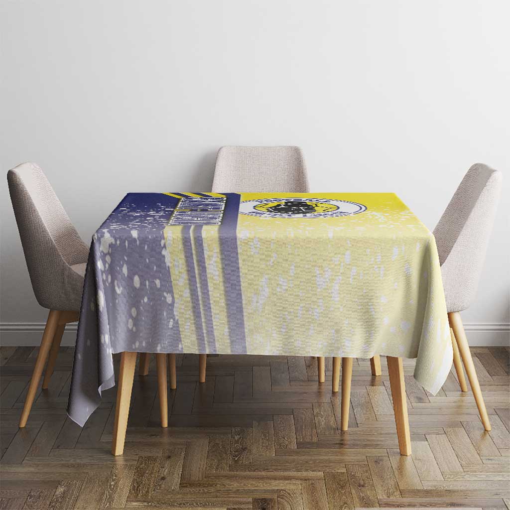 Saint Lucia Football Tablecloth Piton Boyz Soccer - Road To Champion