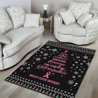 Christmas Tree Breast Cancer Area Rug Survivor - Wonder Print Shop