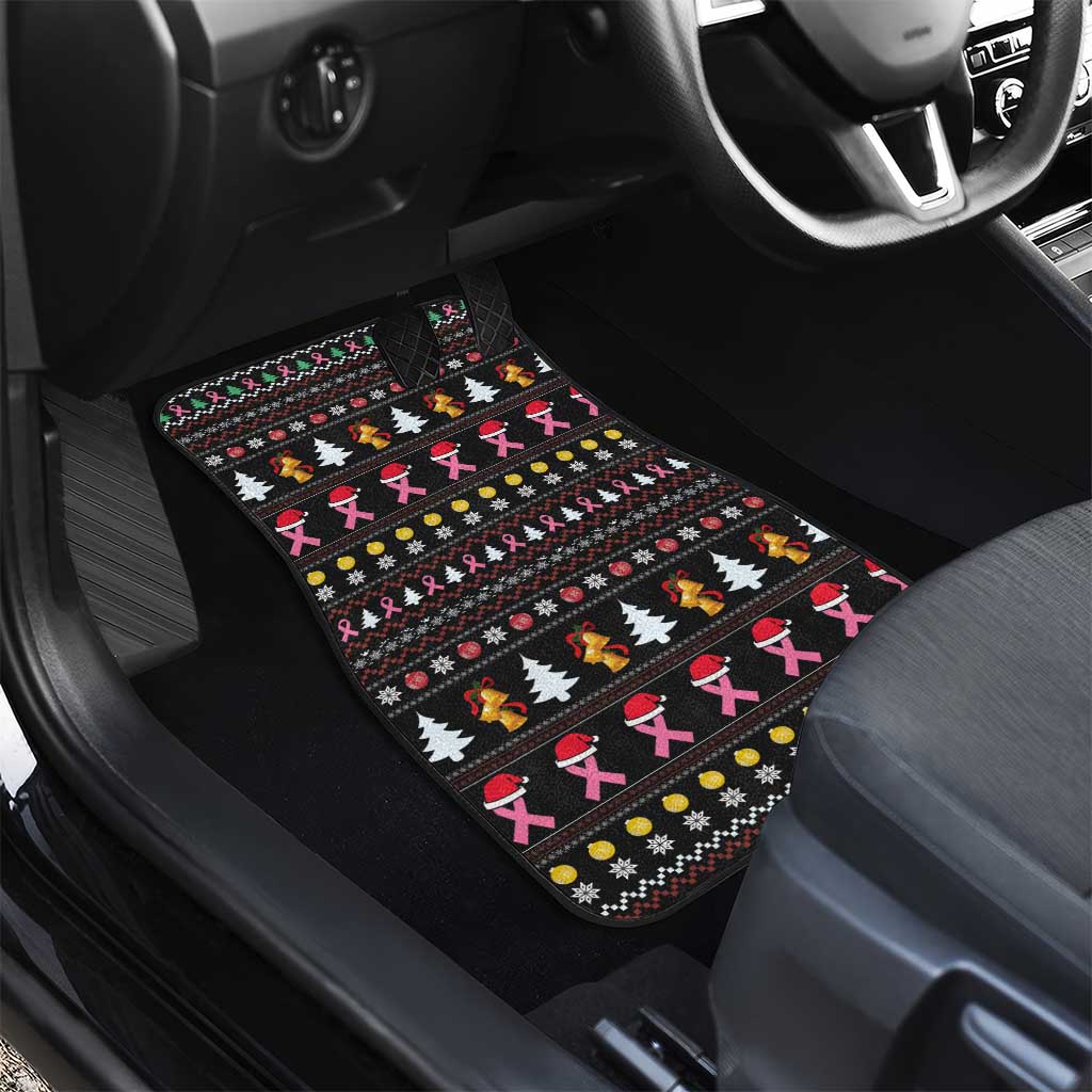 Christmas Tree Breast Cancer Car Mats Survivor - Wonder Print Shop