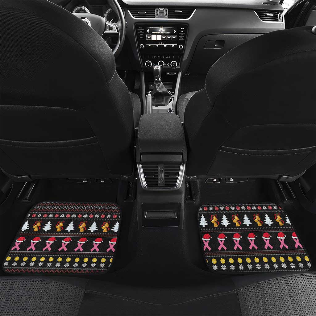 Christmas Tree Breast Cancer Car Mats Survivor - Wonder Print Shop