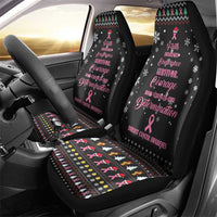 Christmas Tree Breast Cancer Car Seat Cover Survivor - Wonder Print Shop