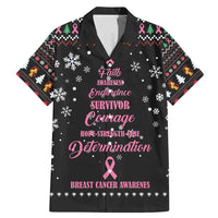 Christmas Tree Breast Cancer Family Matching Mermaid Dress and Hawaiian Shirt Survivor - Wonder Print Shop