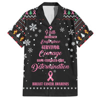 Christmas Tree Breast Cancer Family Matching Summer Maxi Dress and Hawaiian Shirt Survivor - Wonder Print Shop