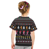 Christmas Tree Breast Cancer Kid T Shirt Survivor - Wonder Print Shop