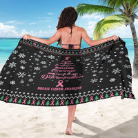 Christmas Tree Breast Cancer Sarong Survivor - Wonder Print Shop