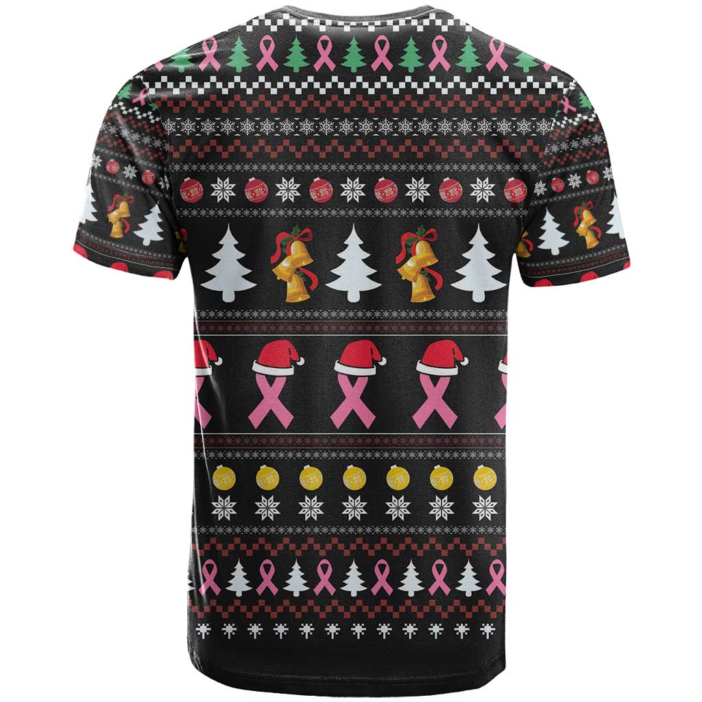 Christmas Tree Breast Cancer T Shirt Survivor - Wonder Print Shop