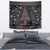 Christmas Tree Breast Cancer Tapestry Survivor - Wonder Print Shop