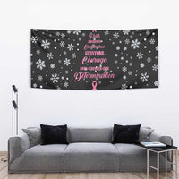 Christmas Tree Breast Cancer Tapestry Survivor - Wonder Print Shop