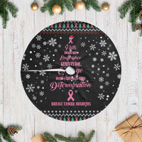 Christmas Tree Breast Cancer Tree Skirt Survivor - Wonder Print Shop