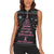Christmas Tree Breast Cancer Women Sleeveless Polo Shirt Survivor - Wonder Print Shop