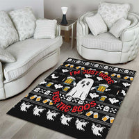 Christmas Boo Beer Area Rug I'm Just Here For The Boos - Wonder Print Shop
