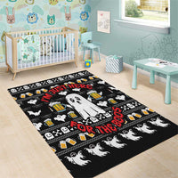 Christmas Boo Beer Area Rug I'm Just Here For The Boos - Wonder Print Shop