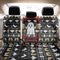 Christmas Boo Beer Back Car Seat Cover I'm Just Here For The Boos - Wonder Print Shop
