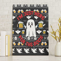 Christmas Boo Beer Canvas Wall Art I'm Just Here For The Boos - Wonder Print Shop