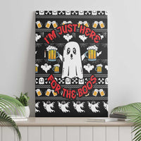 Christmas Boo Beer Canvas Wall Art I'm Just Here For The Boos - Wonder Print Shop