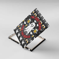 Christmas Boo Beer Canvas Wall Art I'm Just Here For The Boos - Wonder Print Shop