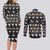 Christmas Boo Beer Couples Matching Long Sleeve Bodycon Dress and Long Sleeve Button Shirt I'm Just Here For The Boos - Wonder Print Shop