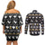 Christmas Boo Beer Couples Matching Off Shoulder Short Dress and Long Sleeve Button Shirt I'm Just Here For The Boos - Wonder Print Shop