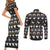 Christmas Boo Beer Couples Matching Short Sleeve Bodycon Dress and Long Sleeve Button Shirt I'm Just Here For The Boos - Wonder Print Shop