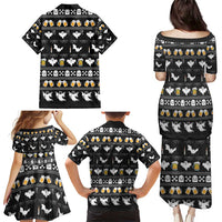 Christmas Boo Beer Family Matching Puletasi and Hawaiian Shirt I'm Just Here For The Boos - Wonder Print Shop