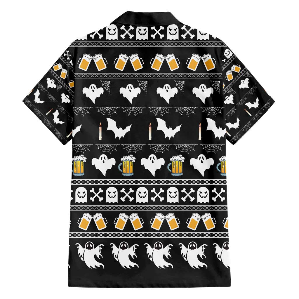 Christmas Boo Beer Family Matching Short Sleeve Bodycon Dress and Hawaiian Shirt I'm Just Here For The Boos - Wonder Print Shop