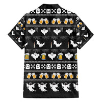 Christmas Boo Beer Family Matching Short Sleeve Bodycon Dress and Hawaiian Shirt I'm Just Here For The Boos - Wonder Print Shop