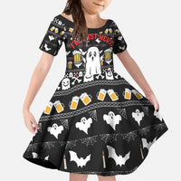 Christmas Boo Beer Family Matching Summer Maxi Dress and Hawaiian Shirt I'm Just Here For The Boos - Wonder Print Shop