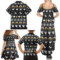 Christmas Boo Beer Family Matching Summer Maxi Dress and Hawaiian Shirt I'm Just Here For The Boos - Wonder Print Shop