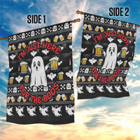 Christmas Boo Beer Garden Flag I'm Just Here For The Boos - Wonder Print Shop