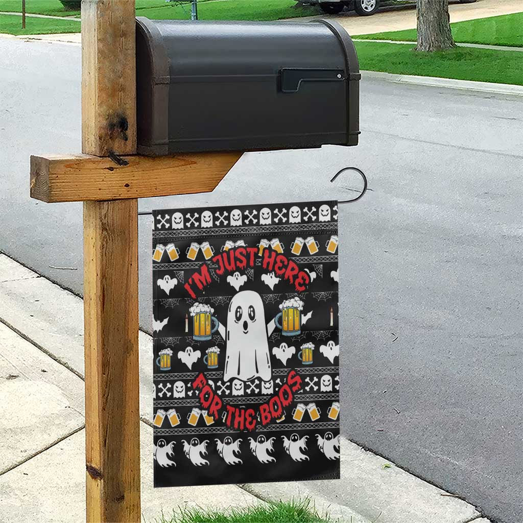 Christmas Boo Beer Garden Flag I'm Just Here For The Boos - Wonder Print Shop