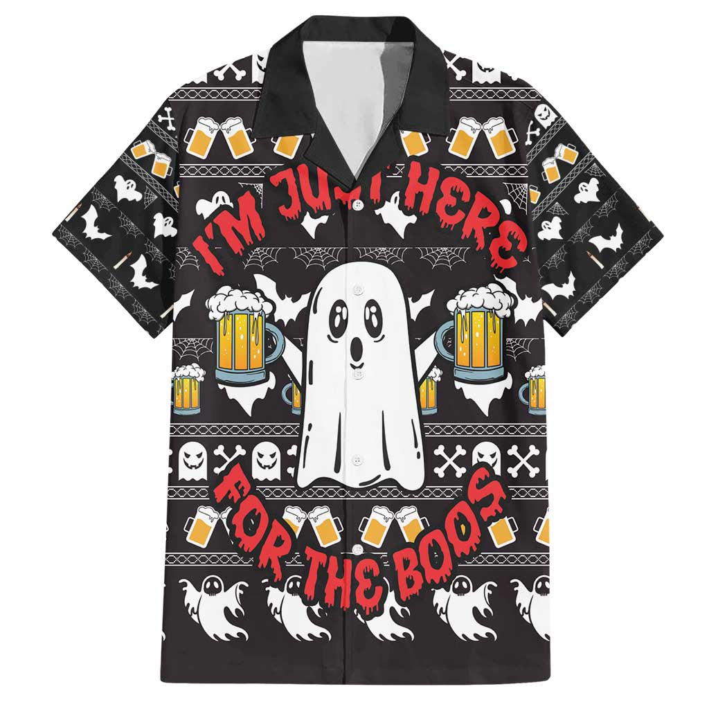 Christmas Boo Beer Hawaiian Shirt I'm Just Here For The Boos - Wonder Print Shop