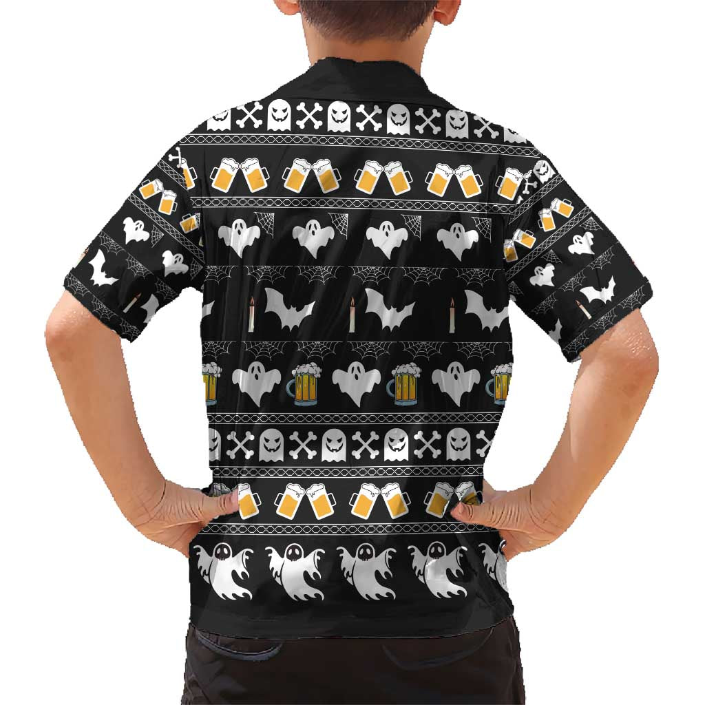 Christmas Boo Beer Kid Hawaiian Shirt I'm Just Here For The Boos - Wonder Print Shop