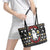 Christmas Boo Beer Leather Tote Bag I'm Just Here For The Boos - Wonder Print Shop