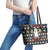 Christmas Boo Beer Leather Tote Bag I'm Just Here For The Boos - Wonder Print Shop