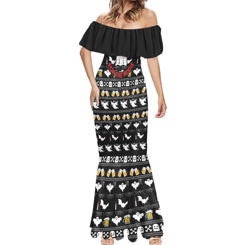 Christmas Boo Beer Mermaid Dress I'm Just Here For The Boos - Wonder Print Shop