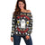 Christmas Boo Beer Off Shoulder Sweater I'm Just Here For The Boos - Wonder Print Shop