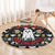 Christmas Boo Beer Round Carpet I'm Just Here For The Boss