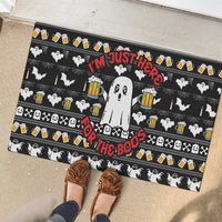 Christmas Boo Beer Rubber Doormat I'm Just Here For The Boos - Wonder Print Shop