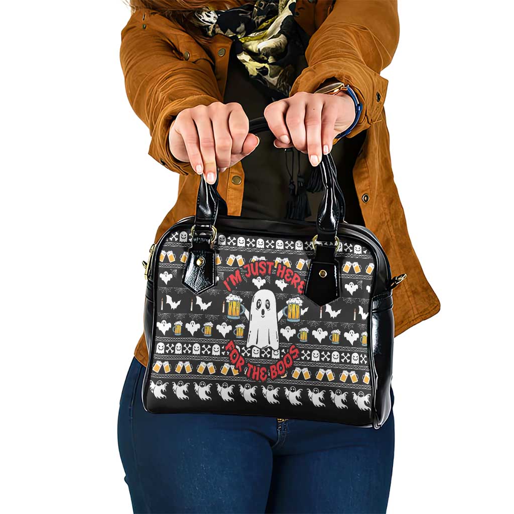 Christmas Boo Beer Shoulder Handbag I'm Just Here For The Boss