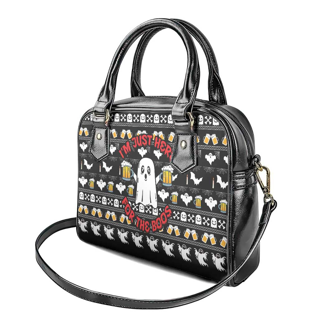 Christmas Boo Beer Shoulder Handbag I'm Just Here For The Boss