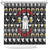 Christmas Boo Beer Shower Curtain I'm Just Here For The Boss