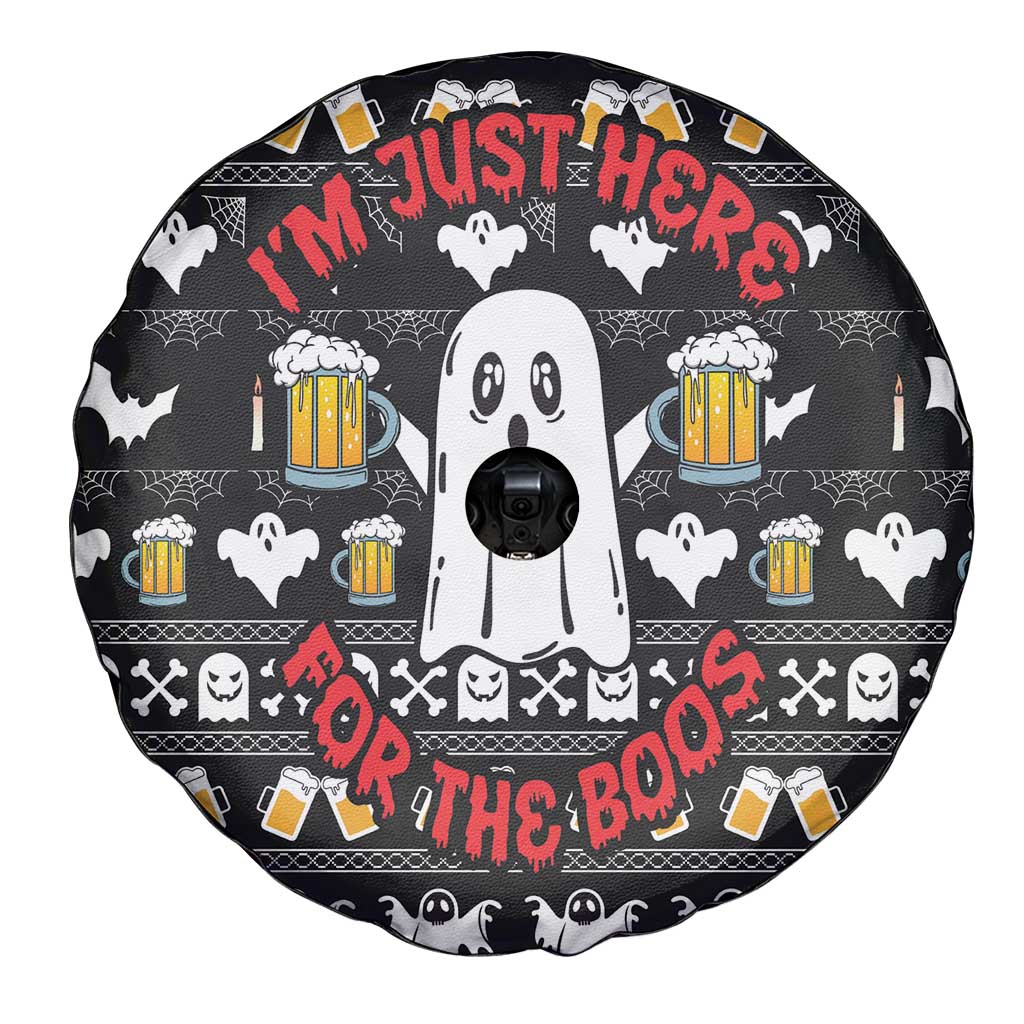Christmas Boo Beer Spare Tire Cover I'm Just Here For The Boos - Wonder Print Shop