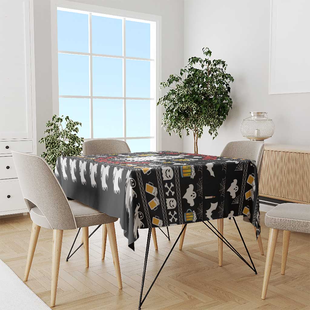 Christmas Boo Beer Tablecloth I'm Just Here For The Boos - Wonder Print Shop