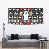 Christmas Boo Beer Tapestry I'm Just Here For The Boos - Wonder Print Shop