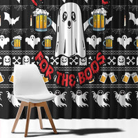 Christmas Boo Beer Window Curtain I'm Just Here For The Boos - Wonder Print Shop