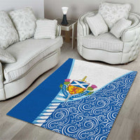 Scotland Forever Area Rug Thistle Lion Rampant