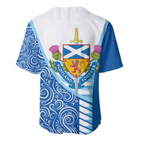 Scotland Forever Baseball Jersey Thistle Lion Rampant