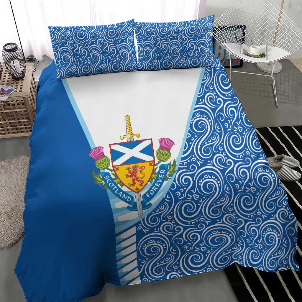 Scotland Forever Bedding Set Thistle Lion Rampant