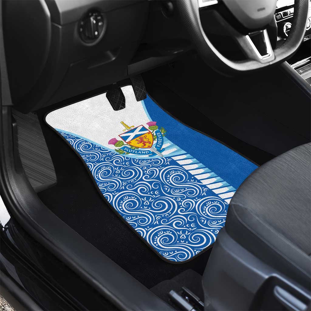 Scotland Forever Car Mats Thistle Lion Rampant
